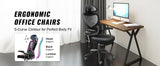 NNEOBA Ergonomic Office Chair – Adjustable Lumbar Support & Height