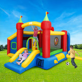 NNECW 7-in-1 Kids Bounce House with 100 Ocean Balls (with Blower)
