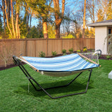 NNECW Durable 9ft Hammock Stand with 2 Chains & 2 S-hooks for Patio