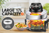 NNEDPE 17L Family Turbo Convection Oven Broiler Cooker - A18 Black