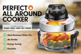 NNEDPE 17L Family Turbo Convection Oven Broiler Cooker - A18 Black