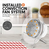 NNEDPE 17L Oven Broiler Cooker Turbo Convection(White
