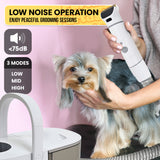 NNEDPE 8-in-1 XL Pet Grooming Kit Vacuum Cleaner