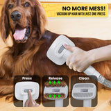 NNEDPE 8-in-1 XL Pet Grooming Kit Vacuum Cleaner