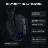 NNETM Wireless Gaming Headphones with Noise Cancelling Mic