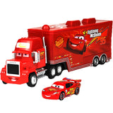 NNEOBA Disney Pixar Car 3 Lightning McQueen Jackson Storm+Mack Uncle Truck Toys Set Metal Alloy Car Model Toy Kids Gift