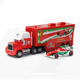 NNEOBA Disney Pixar Car 3 Lightning McQueen Jackson Storm+Mack Uncle Truck Toys Set Metal Alloy Car Model Toy Kids Gift