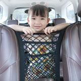 NNEOBA Car Interior Trunk Seat Back Elastic Mesh Net Car Styling Storage Bag Pocket Cage velcro Grid Pocket Holder Car Accessories
