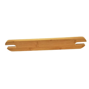 NNEOBA Reposapies de Bebe Footrest Baby Natural Bamboo Baby Highchair Foot Rest High Chair Footrest with Rubber Rings