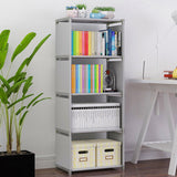 NNEOBA 5 Layer Bookshelf Storage Rack Magazine Bookcase Display Shelves Storage Unit Organizer Debris Rack Home Furniture