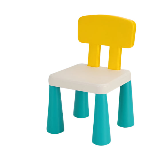 NNEOBA Back Plastic Desks And Chairs Home Learning Building Block Table Matching Stool