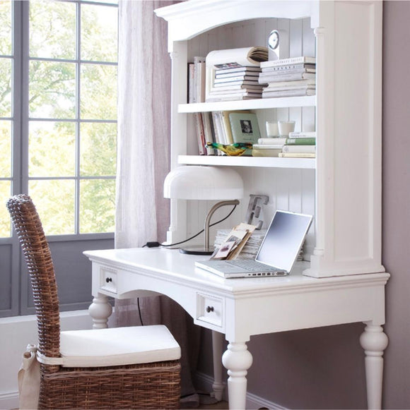 NNENVS Secretary Desk with Hutch