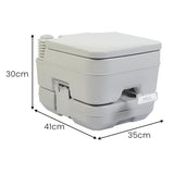 NNEDPE 10L Camping Portable Toilet