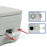 NNEDPE 10L Camping Portable Toilet