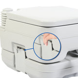 NNEDPE 10L Camping Portable Toilet