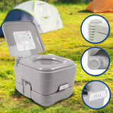 NNEDPE 10L Camping Portable Toilet