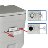 NNEDPE 20L Camping Portable Toilet