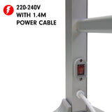 NNEDPE Heated Towel Rack 100W - Silver