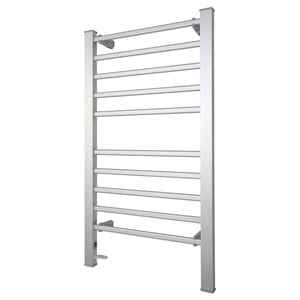 NNEDPE Heated Towel Rack Electric Rails Warmer 160 Watt- Silver