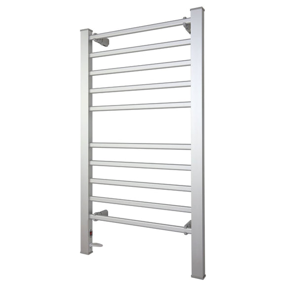 NNEDPE Heated Towel Rack Electric Rails Warmer 160 Watt- Silver