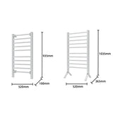 NNEDPE Heated Towel Rack Electric Towel Rails 160Watt with Timer