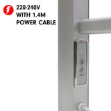 NNEDPE Heated Towel Rack Electric Towel Rails 160Watt with Timer