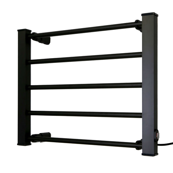 NNEDPE Heated Electric Towel Bathroom Rack EV-90- Black