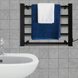 NNEDPE Heated Electric Towel Bathroom Rack EV-90- Black
