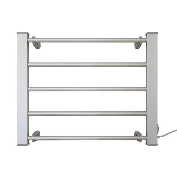 NNEDPE Heated Towel Rack Electric Bathroom Towel Rails EV-90- Silver