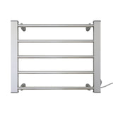 NNEDPE Heated Towel Rack Electric Bathroom Towel Rails EV-90- Silver