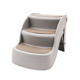 NNEDPE 38cm Foldable Pet Stairs Ramp - Grey