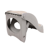 NNEDPE 38cm Foldable Pet Stairs Ramp - Grey