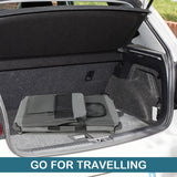 NNECW Large Foldable Cat Racing Cage with Shoulder Strap &amp; Removable Cushion-XL