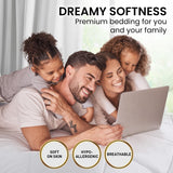 NNEDPE 700GSM Microfibre Bamboo Quilt Comforter Doona - King