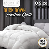 NNEDPE 500GSM Duck Down Feather Quilt Comforter Doona - Queen