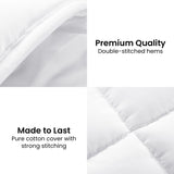NNEDPE 500GSM Goose Down Feather Comforter Doona - Queen