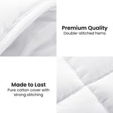NNEDPE 500GSM Goose Down Feather Comforter Doona - Super King