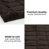 NNEDPE 500GSM Faux Mink Quilt Comforter Doona - Super King