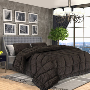 NNEDPE 500GSM Faux Mink Quilt Comforter Doona - Super King