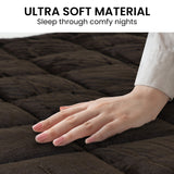 NNEDPE 500GSM Faux Mink Quilt Comforter Doona - Super King
