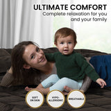 NNEDPE 500GSM Faux Mink Quilt Comforter Doona - Super King