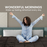 NNEDPE Faux Mink Comforter Quilt Doona Duvet 600GSM - Super King
