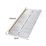 NNEDPE Aluminium Foldable Wheelchair Ramp R01 - 5ft