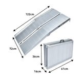 NNEDPE Aluminium Portable Wheelchair Ramp R02 - 4ft