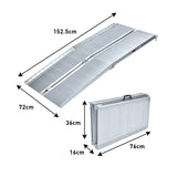 NNEDPE Aluminium Portable Wheelchair Ramp R02 - 5ft