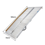 NNEDPE Aluminium Portable Wheelchair Ramp R02 - 6ft