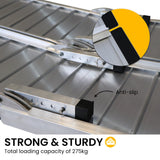 NNEDPE Kartrite Aluminium Wheelchair Ramp with Leg Support - 10ft
