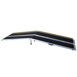 NNEDPE Kartrite Aluminium Wheelchair Ramp with Leg Support - 10ft