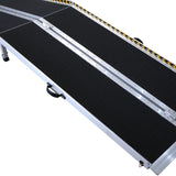 NNEDPE Kartrite Aluminium Wheelchair Ramp with Leg Support - 10ft