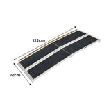 NNEDPE Aluminium Portable Wheelchair Ramp High-Grip R03 - 4ft